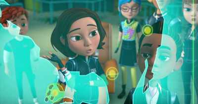 -Ahem.
-[sighs] - Spy Kids: Mission Critical
