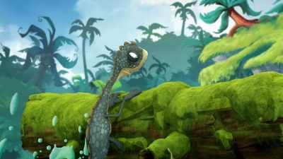 Ahh!
(grunting) - Gigantosaurus