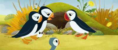 Ahhh, dig dig diggy. - Puffin Rock and the New Friends