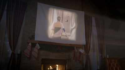 -[Aimee] So, we put
this up yesterday. - Mistletoe Ranch