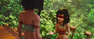 Ainbo! What's wrong?
- That man. He's dangerous! - Ainbo
