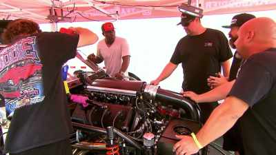Ain't no disrespect,
he's the baddest [bleep] - Street Outlaws No Prep Kings Team Attack