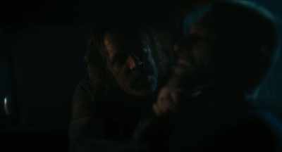 Ain't so tough with your nuts
all shriveled up, huh? - Rumble Through the Dark
