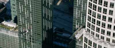 Air 11 over City Hall,
southbound 900. - Ambulance
