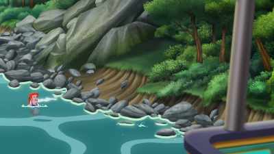 Air currents push the balloon and you!
Whoo-hoo! - The Magic School Bus Rides Again: The Frizz Connection