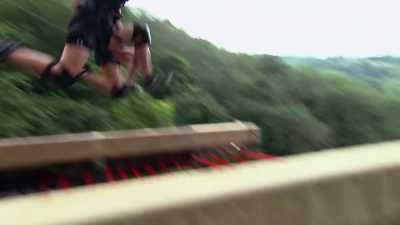 [air horn blows]
- I'll never forget - The Challenge: Untold History