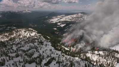 Air tac's reporting 400 acres, - Fire Country