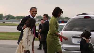 (AIRPLANE ENGINE REVVING) - Obama: In Pursuit of a More Perfect Union