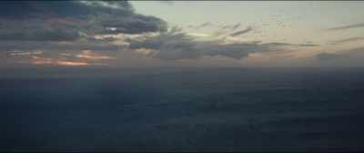 [airplane engines whirring] - Midway