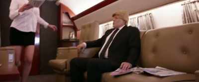 [airplane rumbling] - Bad President