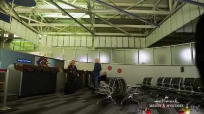 - Airports don't close.
- Well, this one does. - Romance at Reindeer Lodge