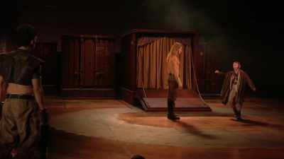 Ajax goes up and down the field,
asking for himself - RSC Live: Troilus and Cressida