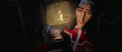 Akiko, say hi to Daddy. - Ultraman: Rising