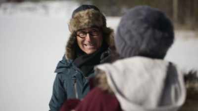 - [Aksana] Yeah? [laughs]
- [Levy laughs] - The Reluctant Traveler with Eugene Levy