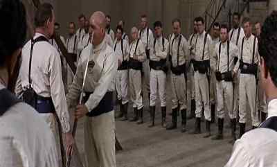 Al right, field marshal, back in line. - Beau Geste