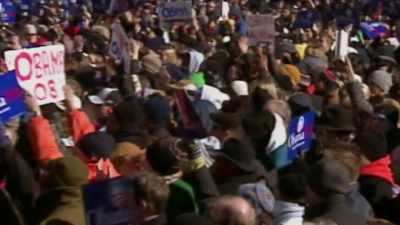 AL SHARPTON: When he made
the announcement - Obama: In Pursuit of a More Perfect Union