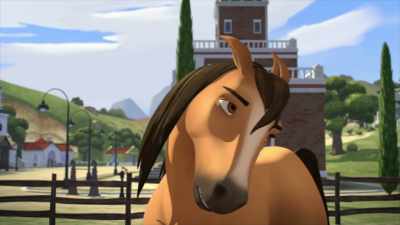 [Al] Where do you think
you're going, horse? - Spirit: Riding Free