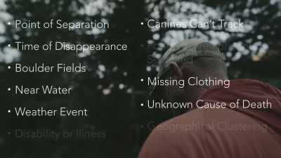ALAN: No. You go through - Missing 411: The Hunted