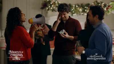 Alan has sat on my wine-holder
and broke it. - The Christmas Promise