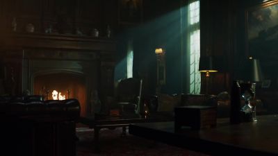 (alarm beeping) - Gotham