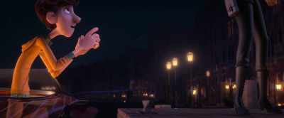 - (ALARM BLARING)
- (GASPS) - Spies in Disguise