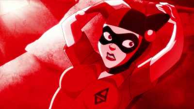 - [alarm blaring]
- [guns firing] - Harley Quinn