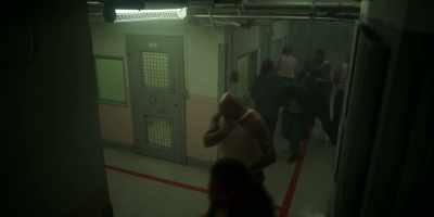 - [alarm blaring]
- [inmates coughing] - Black Bird