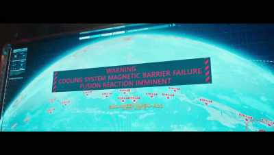 [alarm blaring] - The Wandering Earth