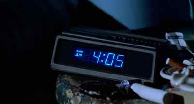 [alarm clock beeping sound] - Living in Oblivion