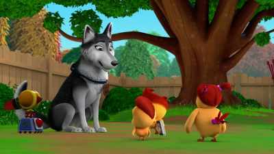 [alarm sounding] - The Chicken Squad