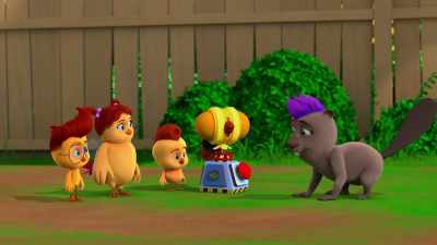 [alarm stops] - The Chicken Squad
