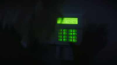 (alarm system beeping) - One Night Stay