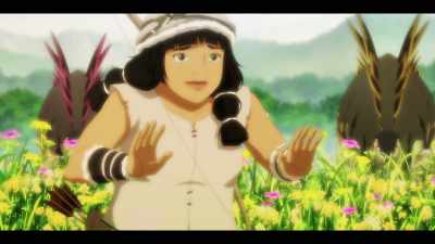 Alasie, catch!
- Huh? [groans] Huh? - ARK: The Animated Series