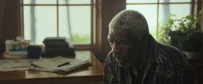 Alcohol in his breath, mud on his hands and clothes like - The Night House