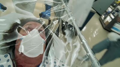 ALEC:
Masks on. Doors closed. - The Resident