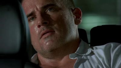 Alex was arrested.
Federal agents. - Prison Break