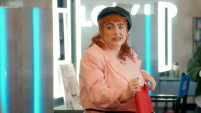 Alex, you chose to concentrate
on drying out your character's skin - Glow Up: Britain's Next Make-Up Star