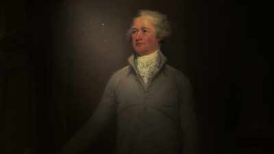 ‐ Alexander Hamilton
comes to the United States - Washington