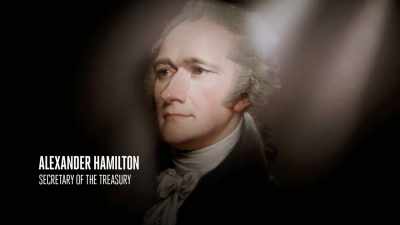Alexander Hamilton was
Washington's aide in the war, - Washington