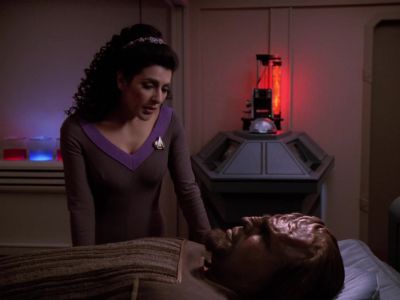 Alexander is scared,
confused, hurt... - Star Trek: The Next Generation