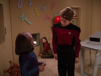 Alexander, would you mind
if I borrowed your toy for a little while? - Star Trek: The Next Generation