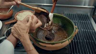- Alex's custom-made chocolate
is the crowning ingredient... - Eva Longoria: Searching for Mexico