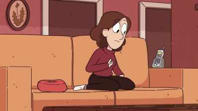 [Alfur grunting, panting] - Hilda
