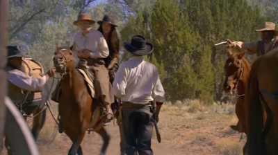 - Alice, just do what they say.
- Shut up. - Two Sinners and a Mule