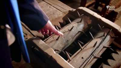 ALICE ROBERTS: If that didn't work,
next came the rack. - Curse of the Ancients with Alice Roberts