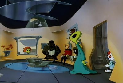 ALIENS. GO FIG. - Animaniacs