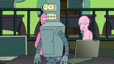 All aboard the party-ship! - Futurama