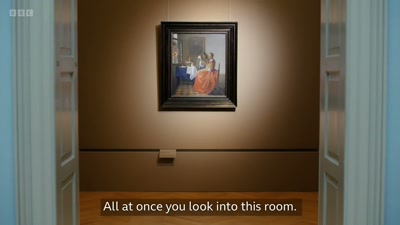 All at once you look into this room. - Close to Vermeer