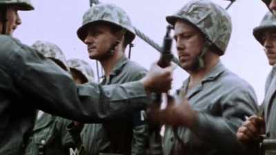 All had beaches
covered in blood. - The Pacific War in Color