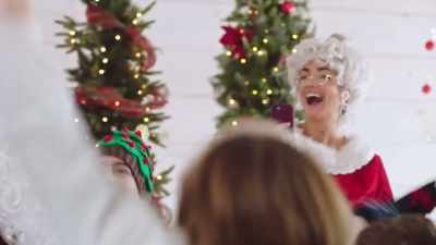 ♪ all is bright
but we're still having fun. - Laughing All the Way